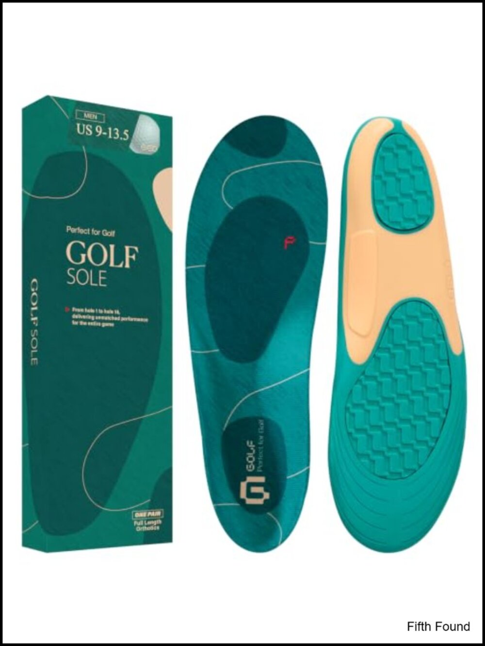 Golf Shoe Insoles Men Women Arch Support Shock Absorption